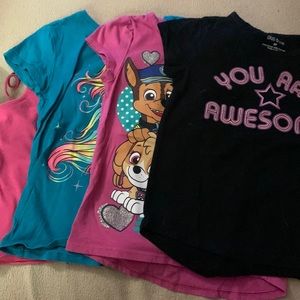3 T-shirt’s